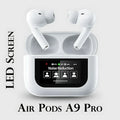 A9 Pro ANC AirPods Bluetooth 5.4 With Touch Screen