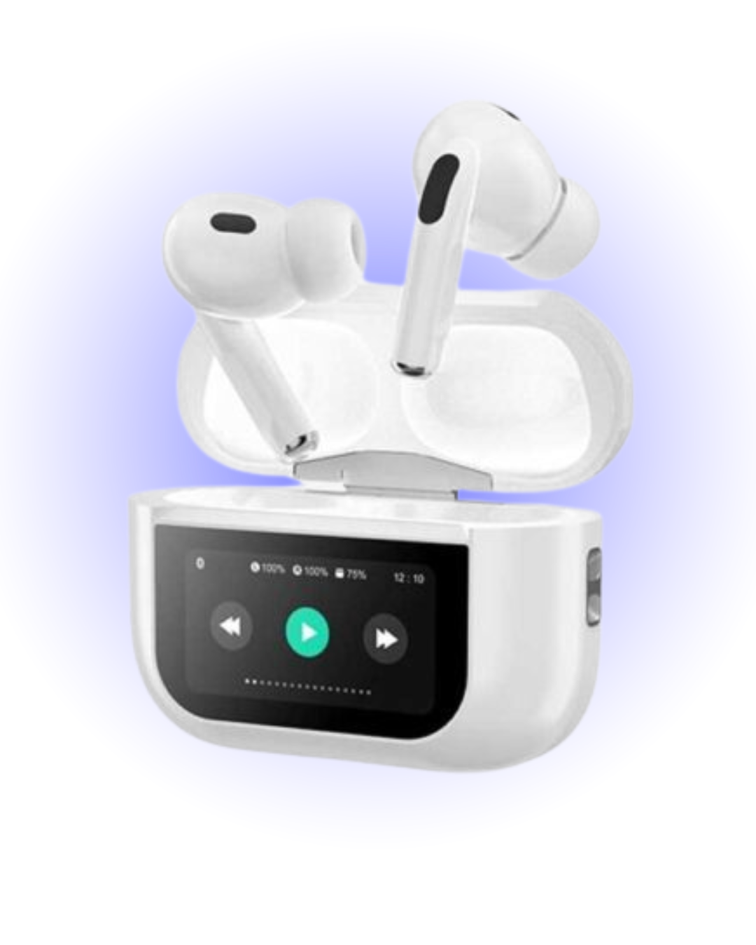 A9 Pro ANC AirPods Bluetooth 5.4 With Touch Screen